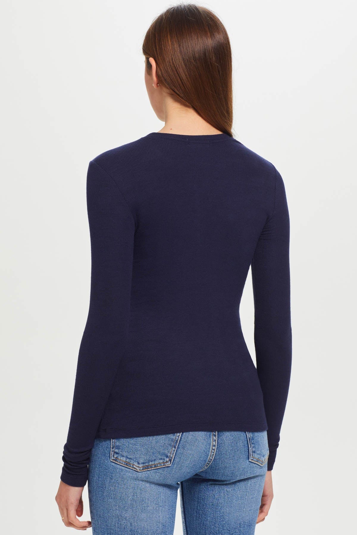 Ribbed Long Sleeve Tee - Goldie LeWinter