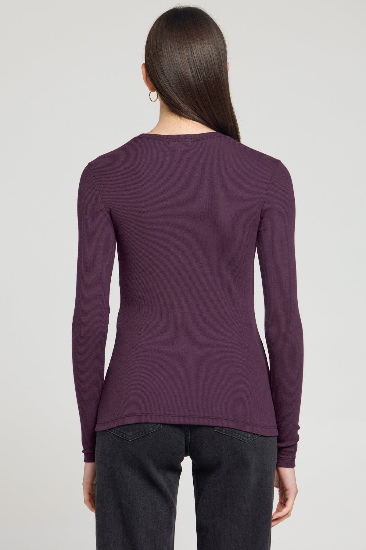 Ribbed Long Sleeve Tee - Goldie LeWinter