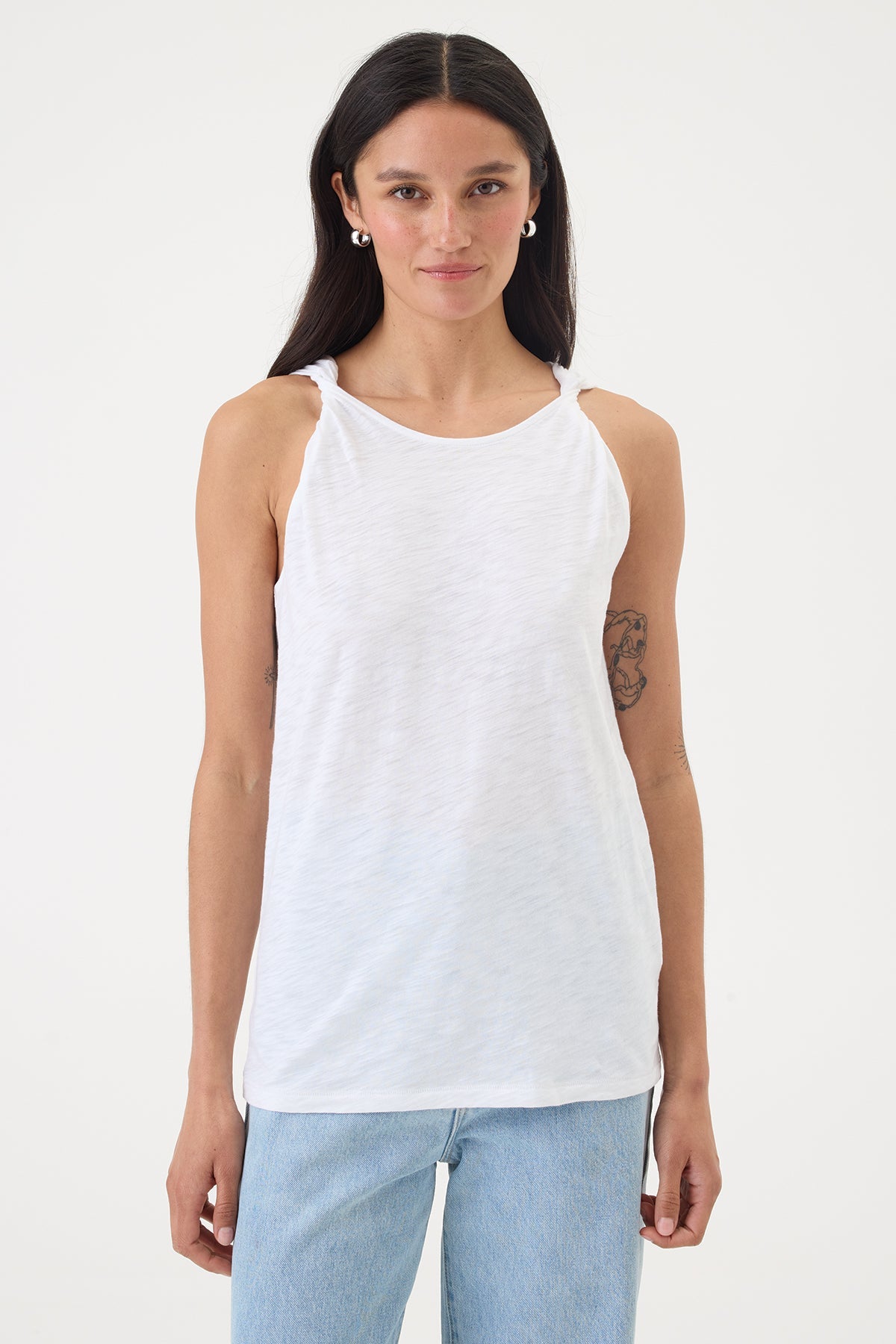 Riviera Tank - Goldie LeWinter #color_white