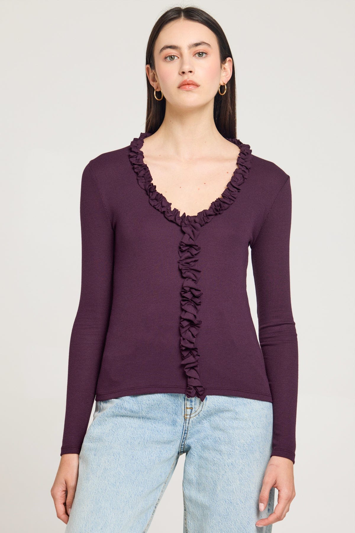 Rosaline V Neck Top - Goldie LeWinter