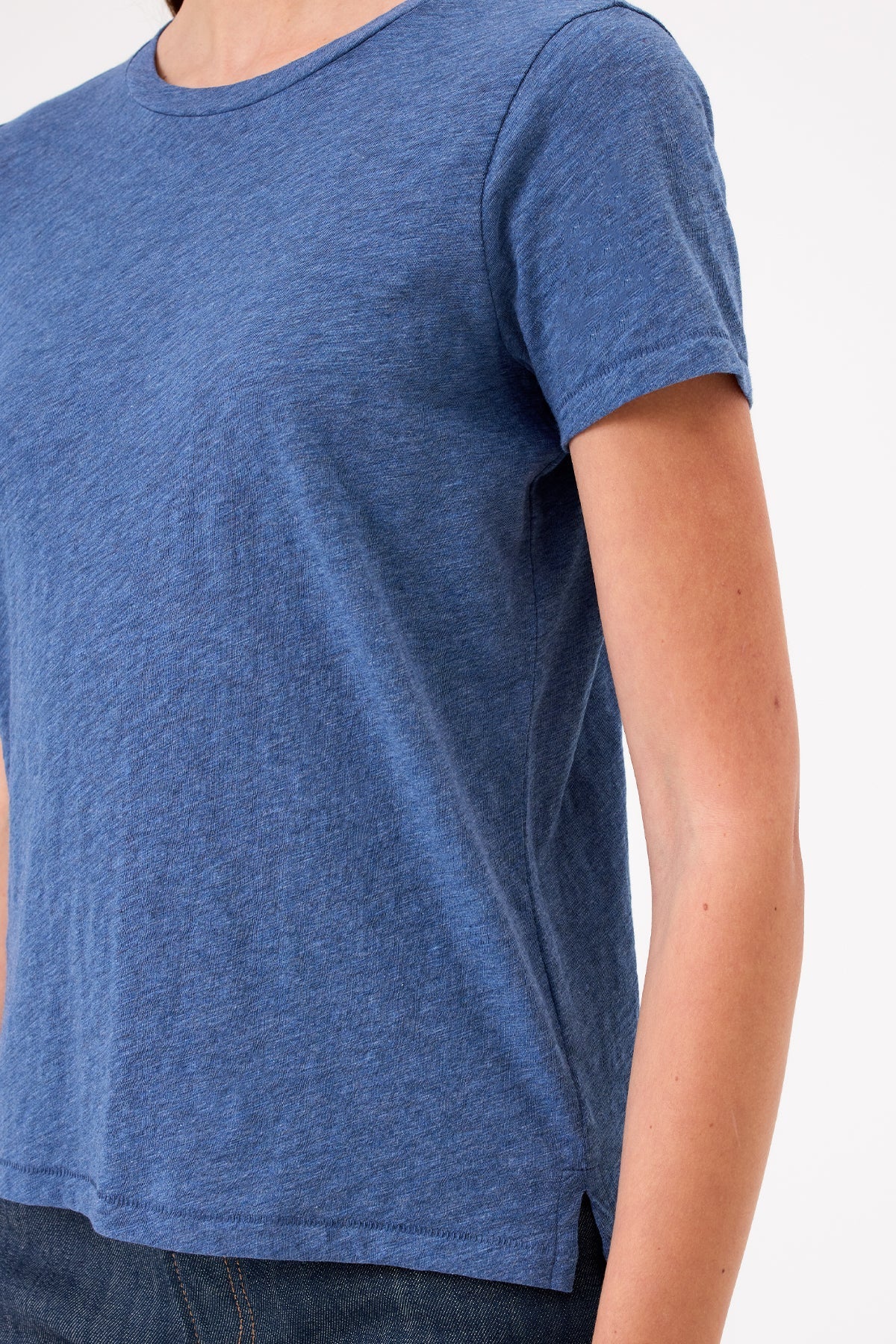 Signature Slub Boy Tee - Goldie LeWinter #color_denim heather - limited edition