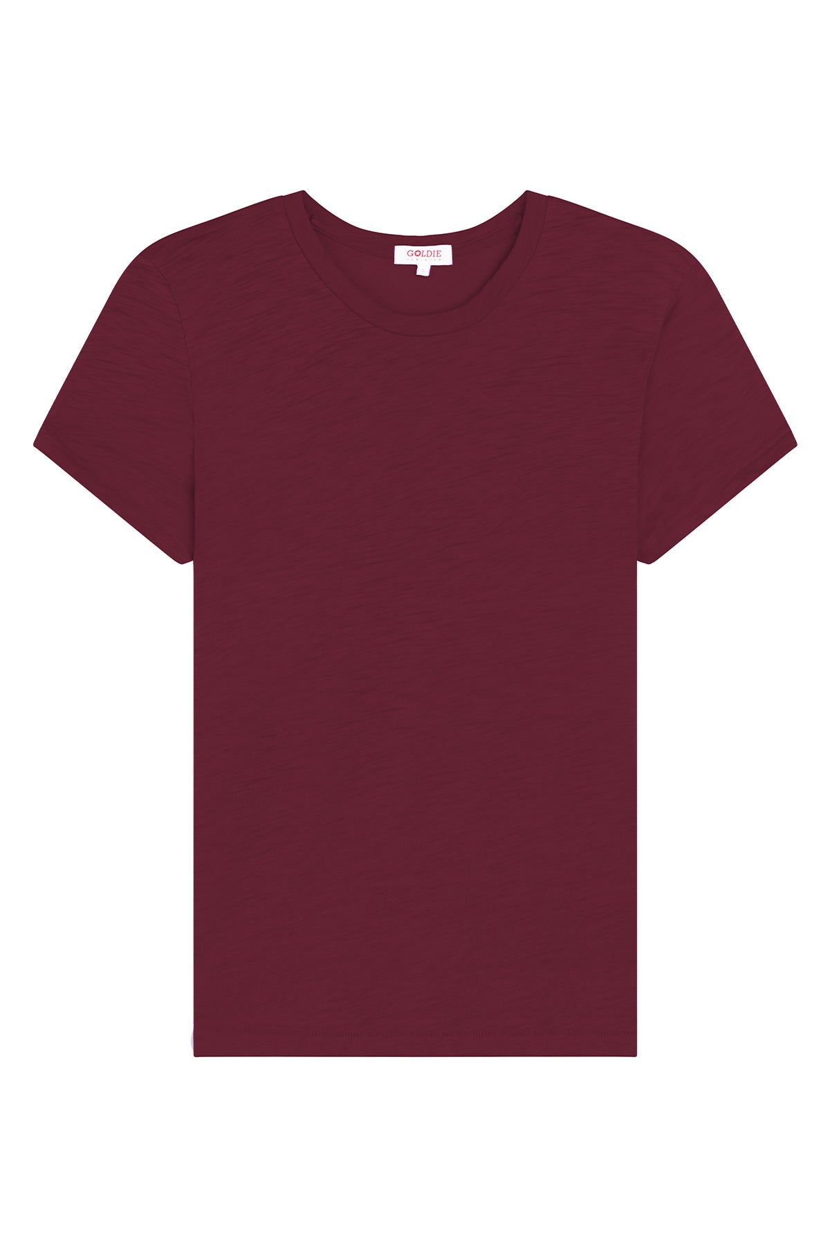 Signature Slub Boy Tee - Goldie LeWinter #color_bordeaux - limited edition