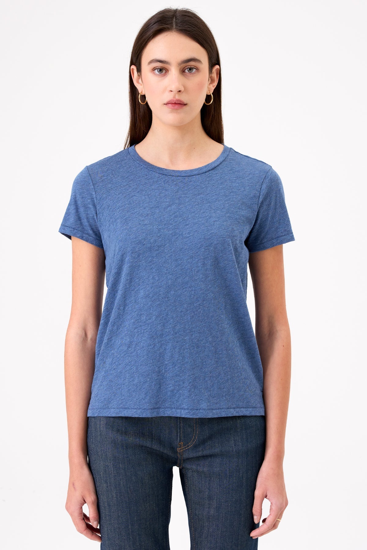 Signature Slub Boy Tee - Goldie LeWinter #color_denim heather - limited edition