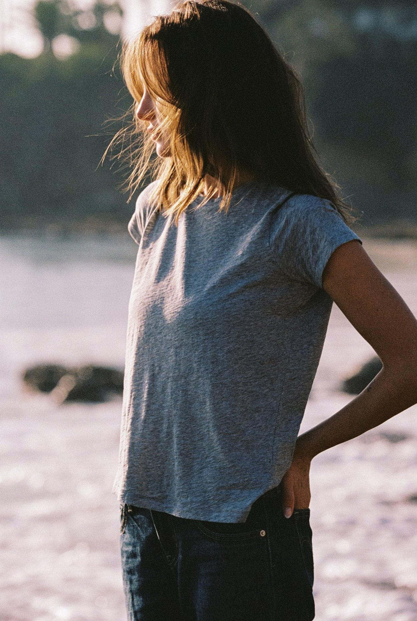 Signature Slub Boy Tee - Goldie LeWinter #color_gray heather