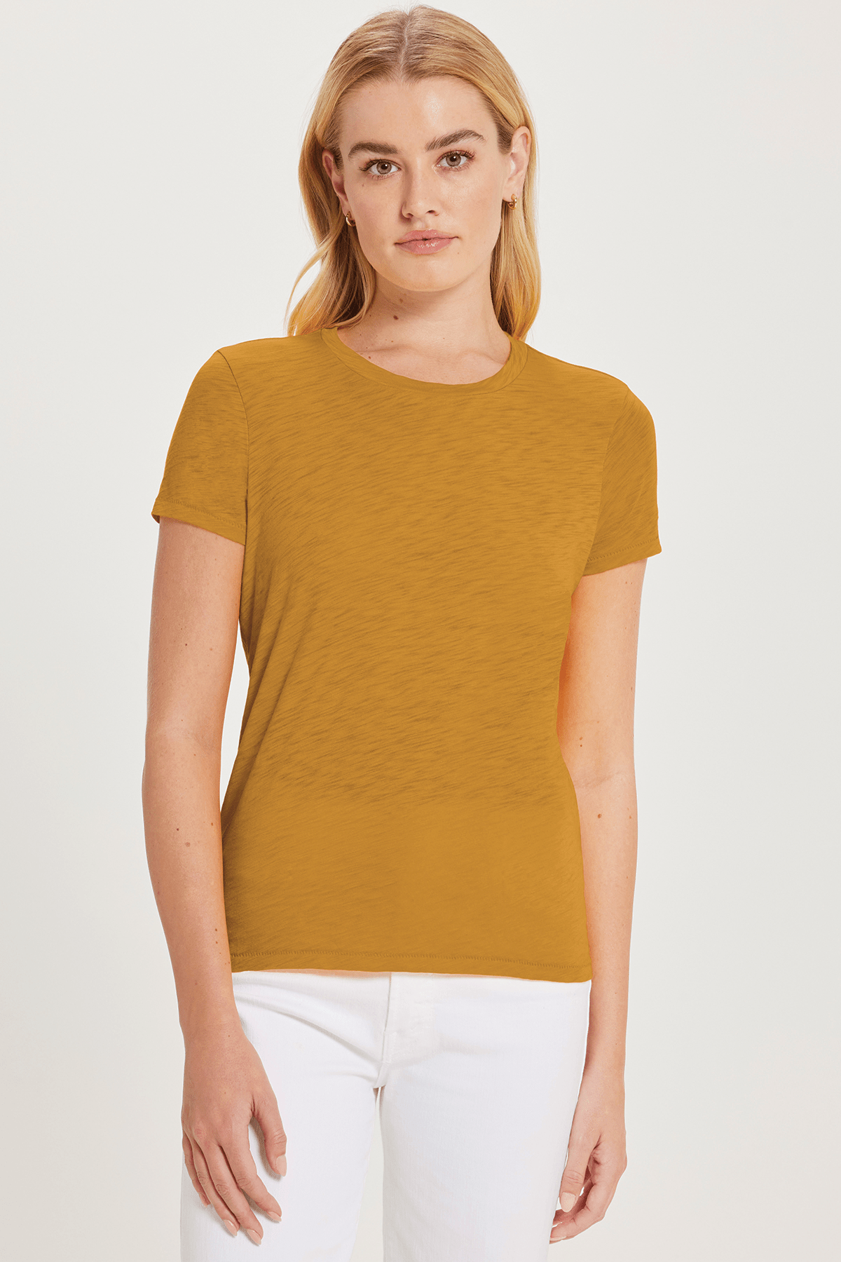 Signature Slub Boy Tee - Goldie LeWinter #color_ochre - limited edition