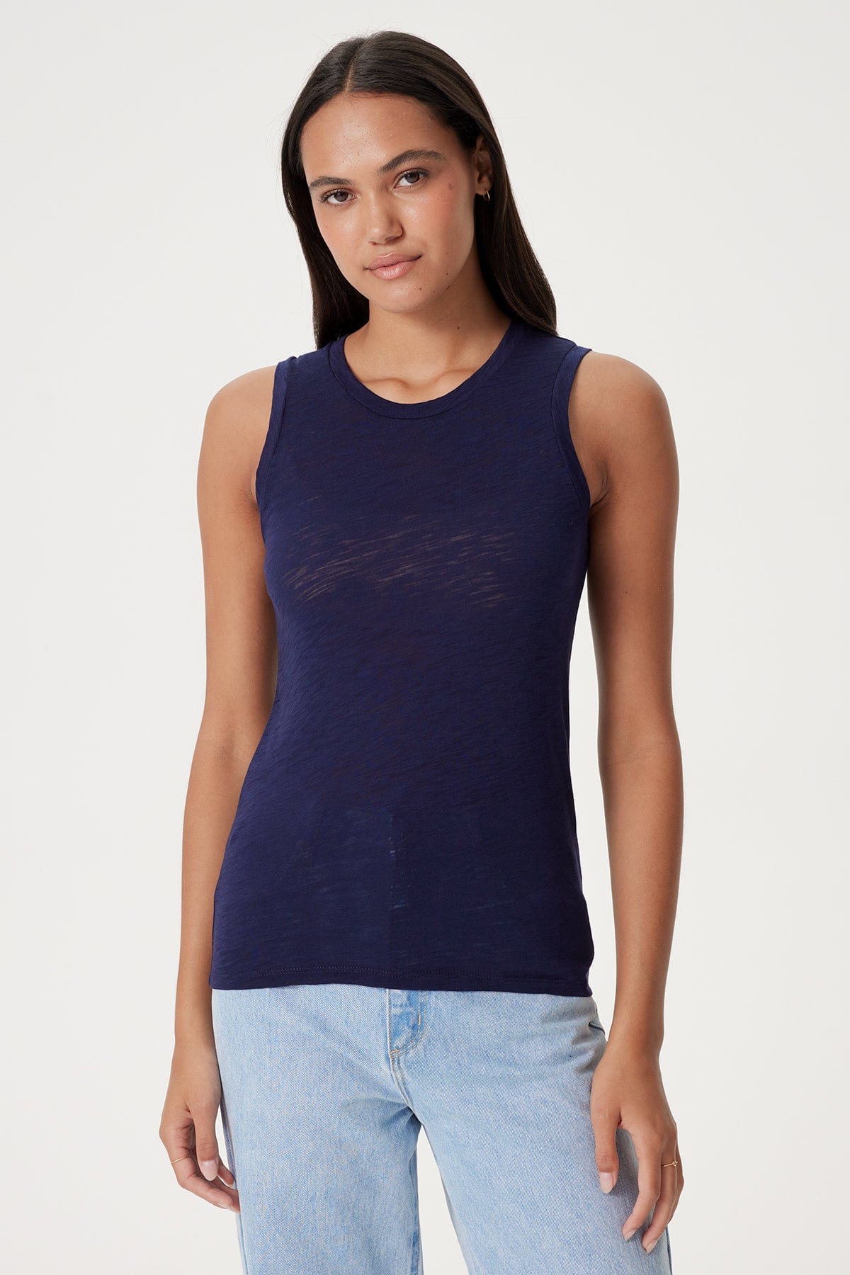 Signature Slub Crew Tank - Goldie LeWinter