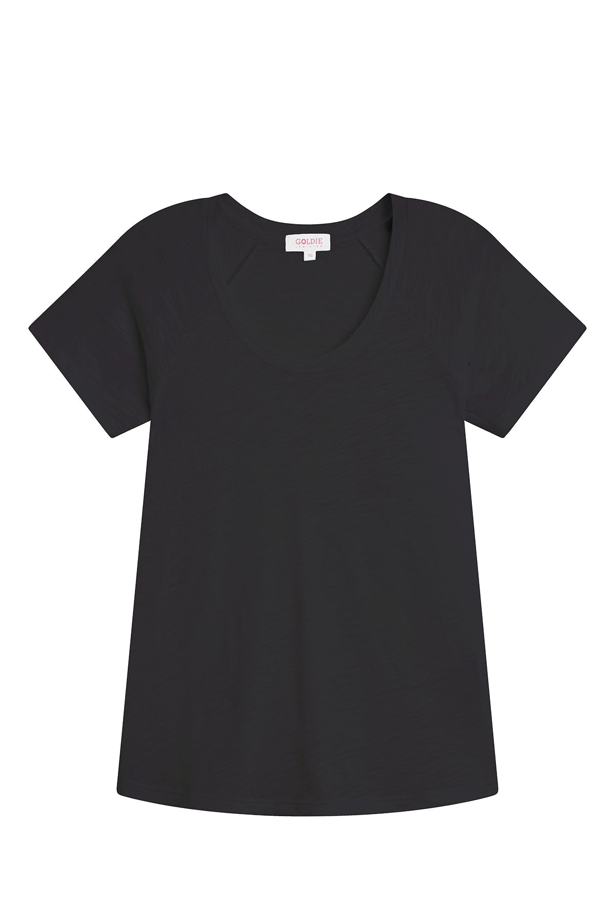 Signature Slub Raglan Tee - Goldie LeWinter #color_black