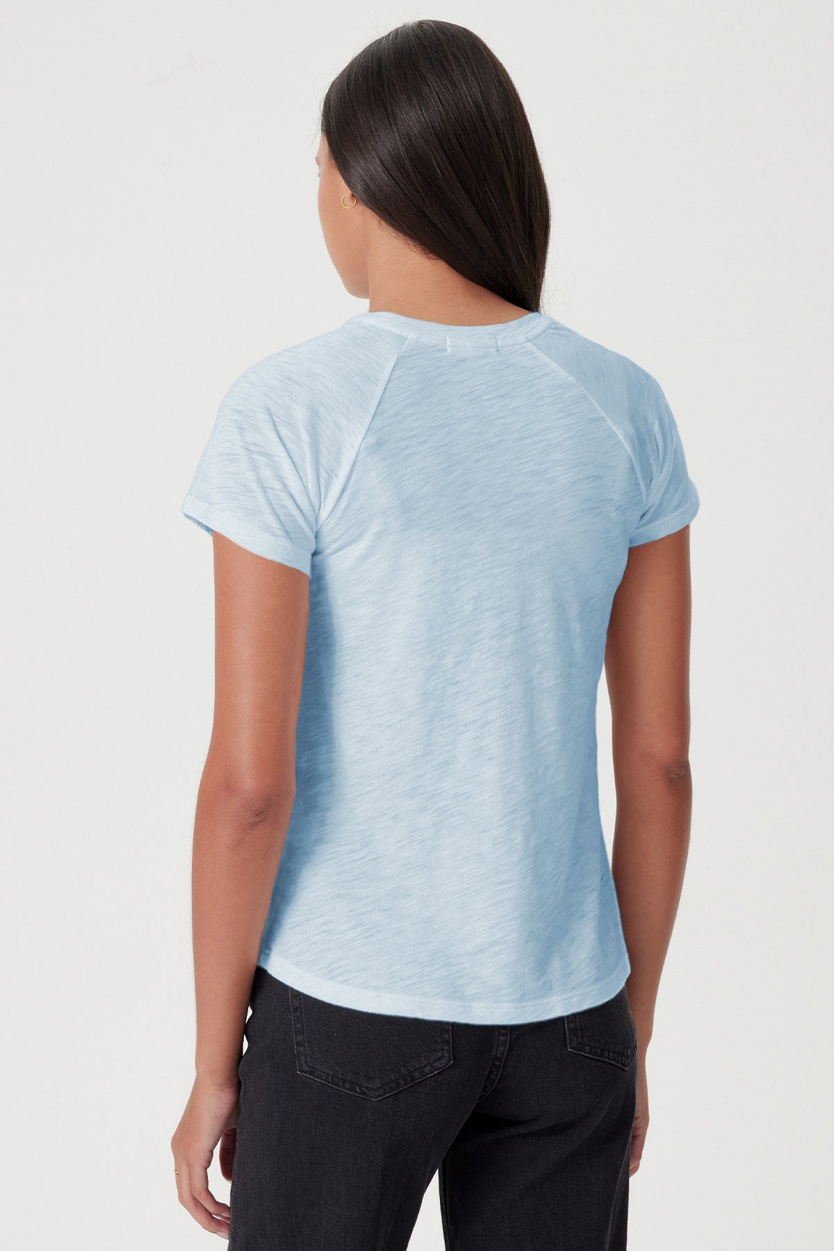 Signature Slub Raglan Tee - Goldie LeWinter #color_bluebell - limited edition