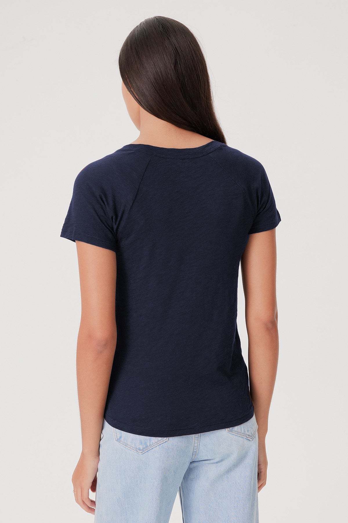Signature Slub Raglan Tee - Goldie LeWinter #color_navy