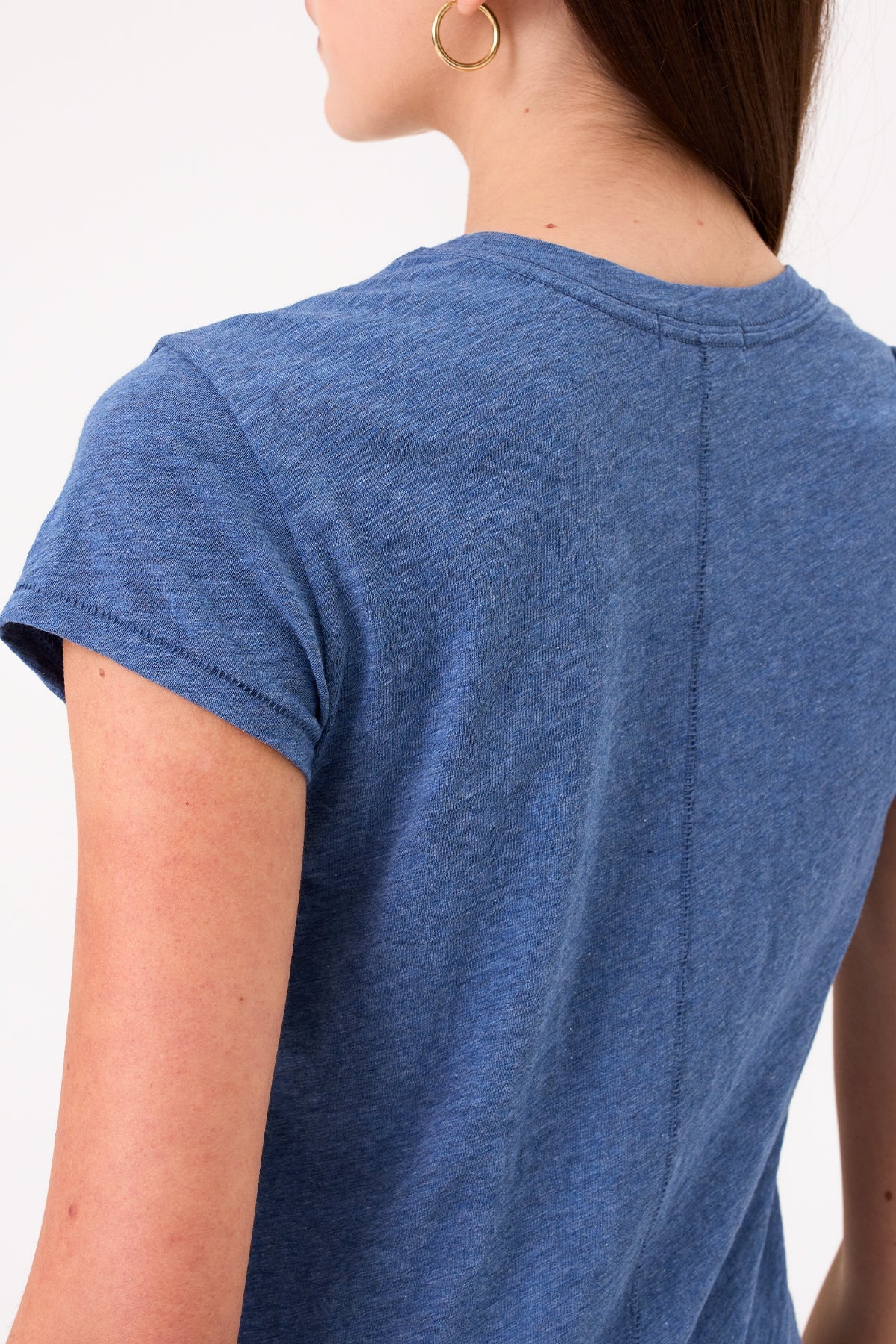 Signature Slub Tee - Goldie LeWinter #color_denim heather - limited edition