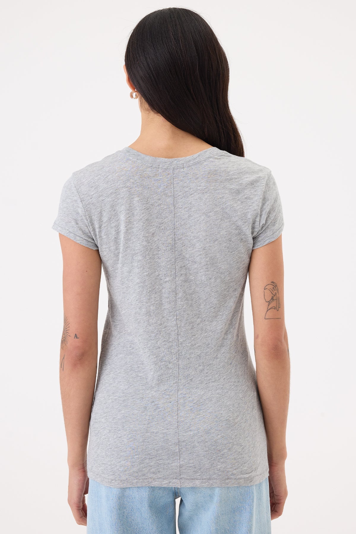 Signature Slub Tee - Goldie LeWinter #color_gray heather