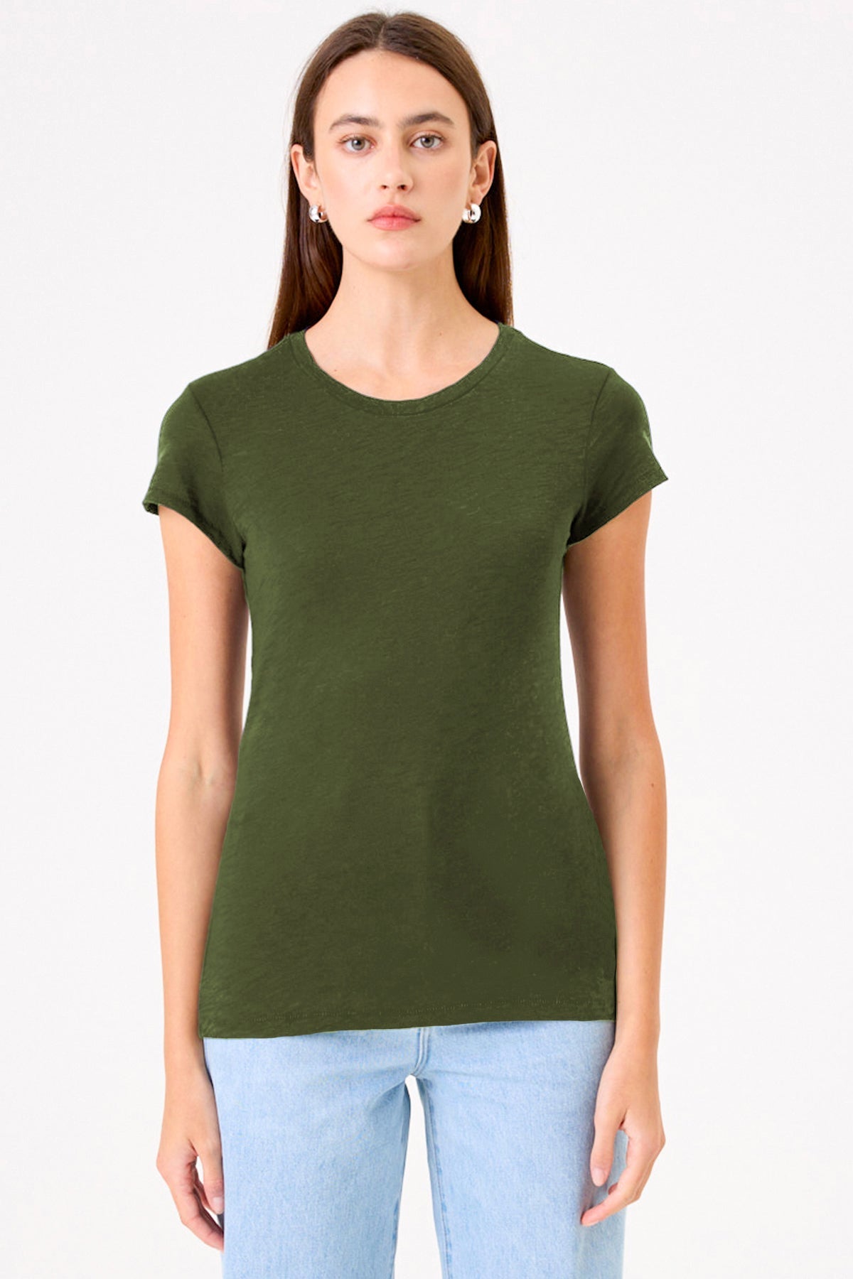 Signature Slub Tee - Goldie LeWinter #color_holly