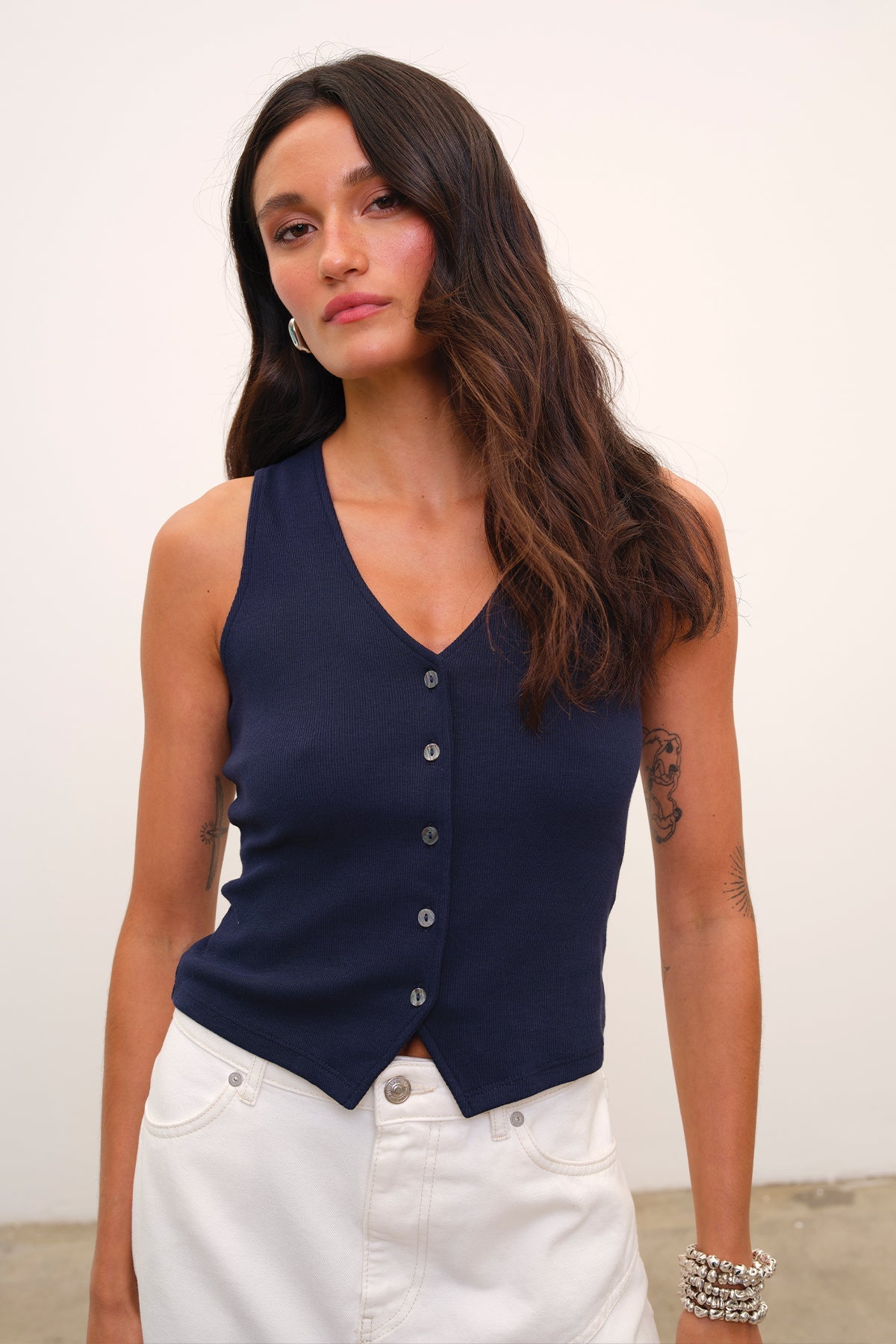 Simone Vest - Goldie LeWinter #color_navy