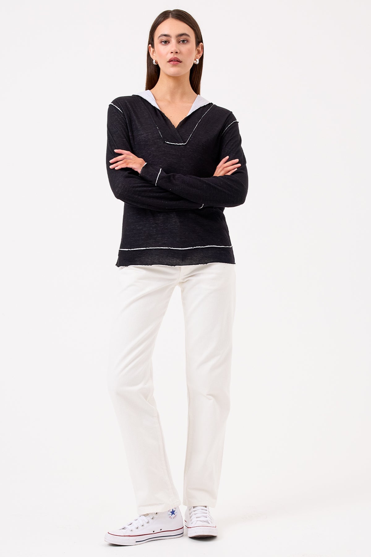 Stella Hoodie - Goldie LeWinter #color_black