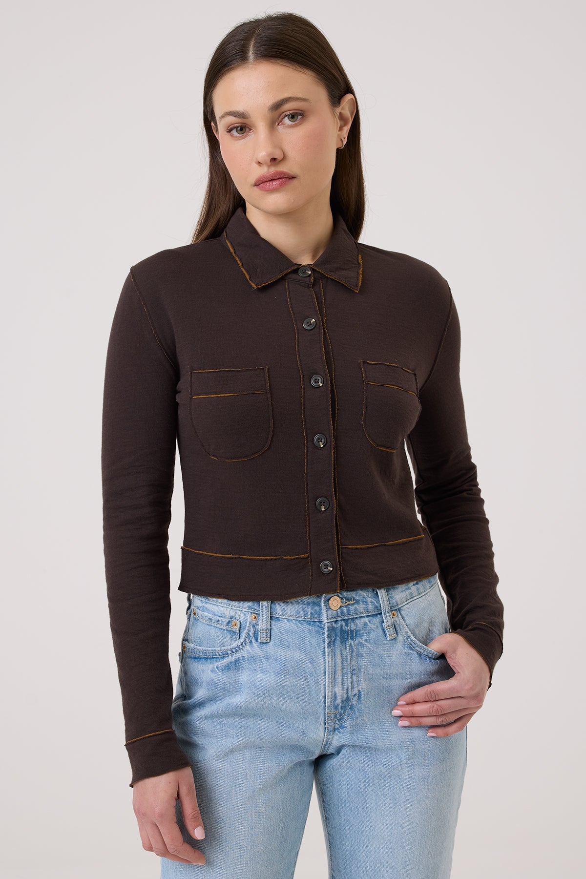 Stella Jacket - Goldie LeWinter #color_coffee / bronze