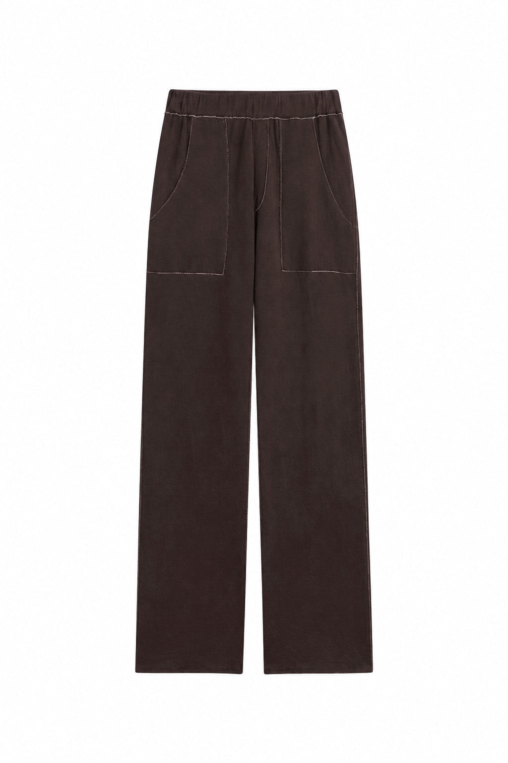 Stella Studio Pant - Goldie LeWinter #color_coffee / gray heather
