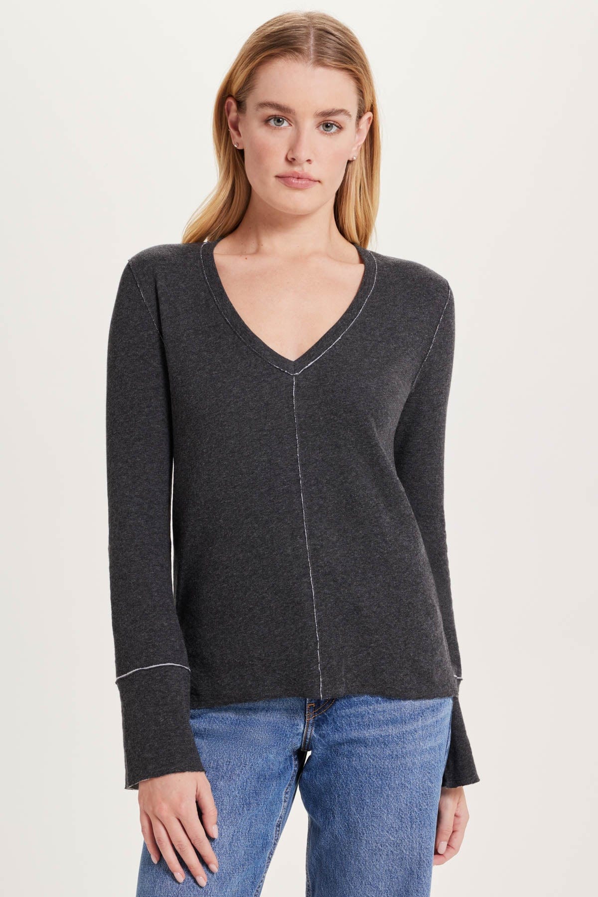 Stella V Neck Pullover - Goldie LeWinter