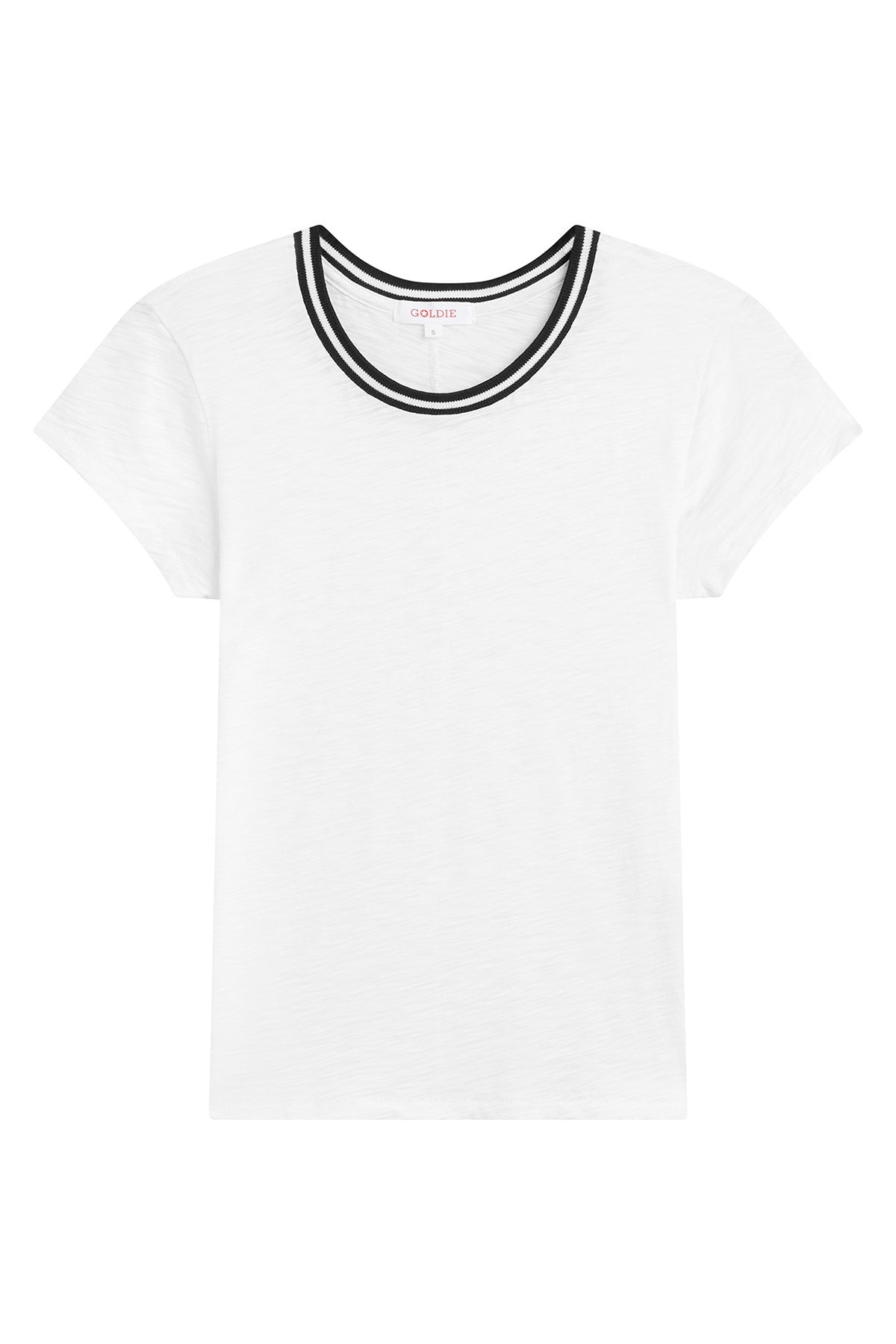 Tipped Ringer Tee by Goldie LeWinter - Stylish Casual Wear