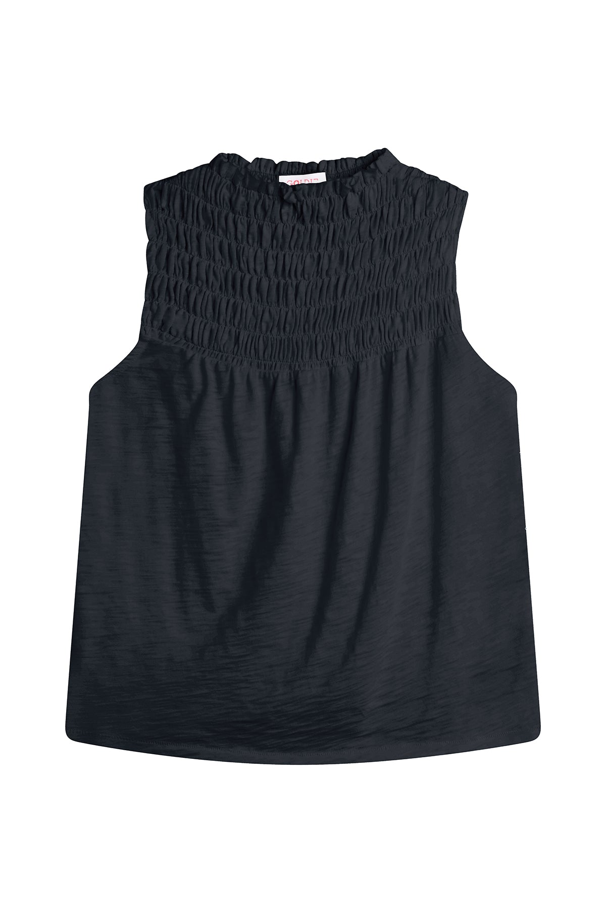Tori Smocked Shell - Goldie LeWinter #color_black