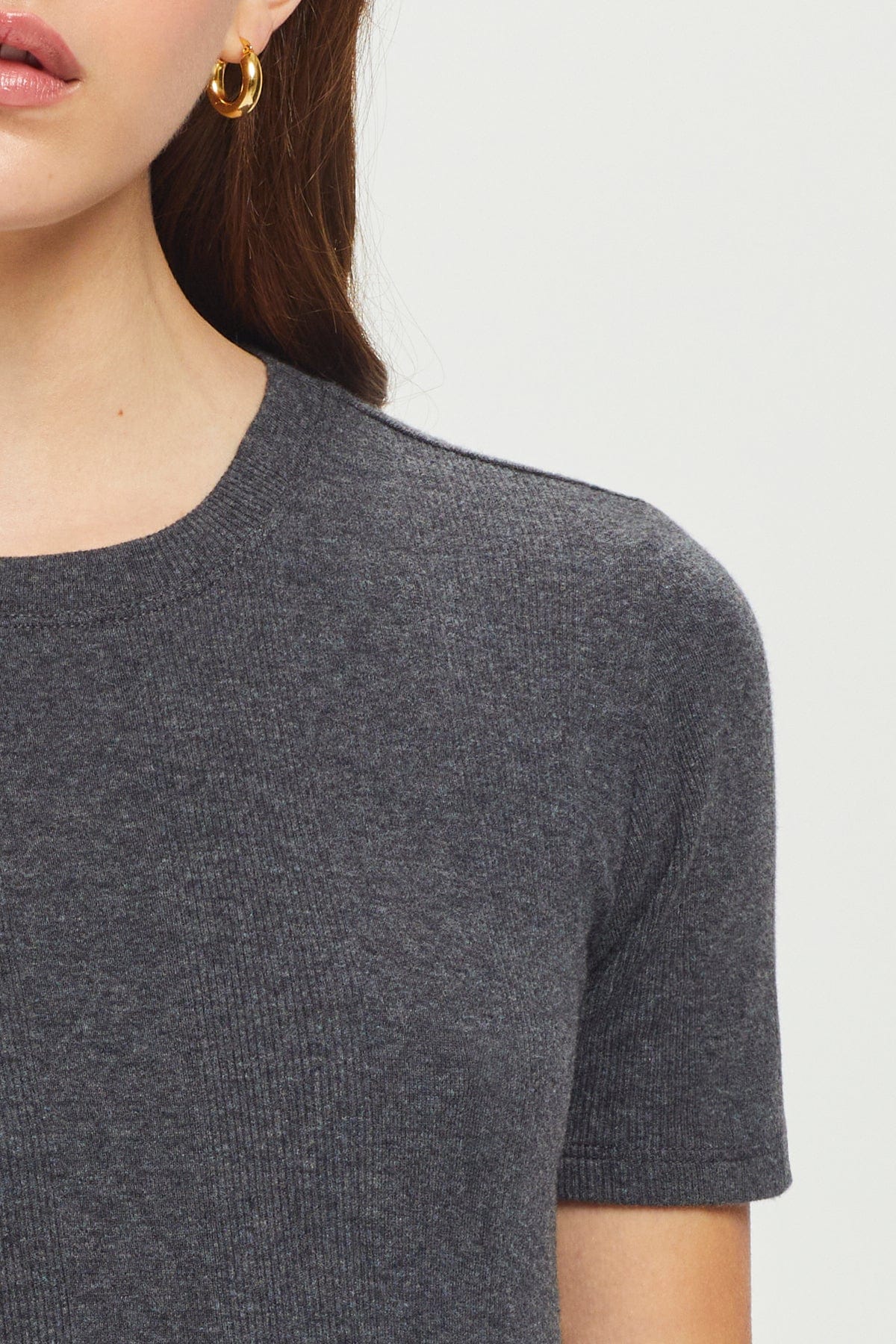 Variegated Rib Tee - Goldie LeWinter