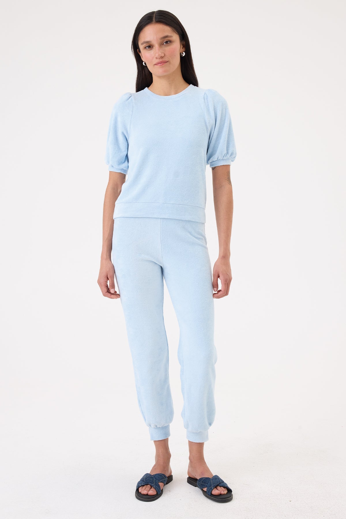 Velour Crush Jogger - Goldie LeWinter #color_placid - online exclusive