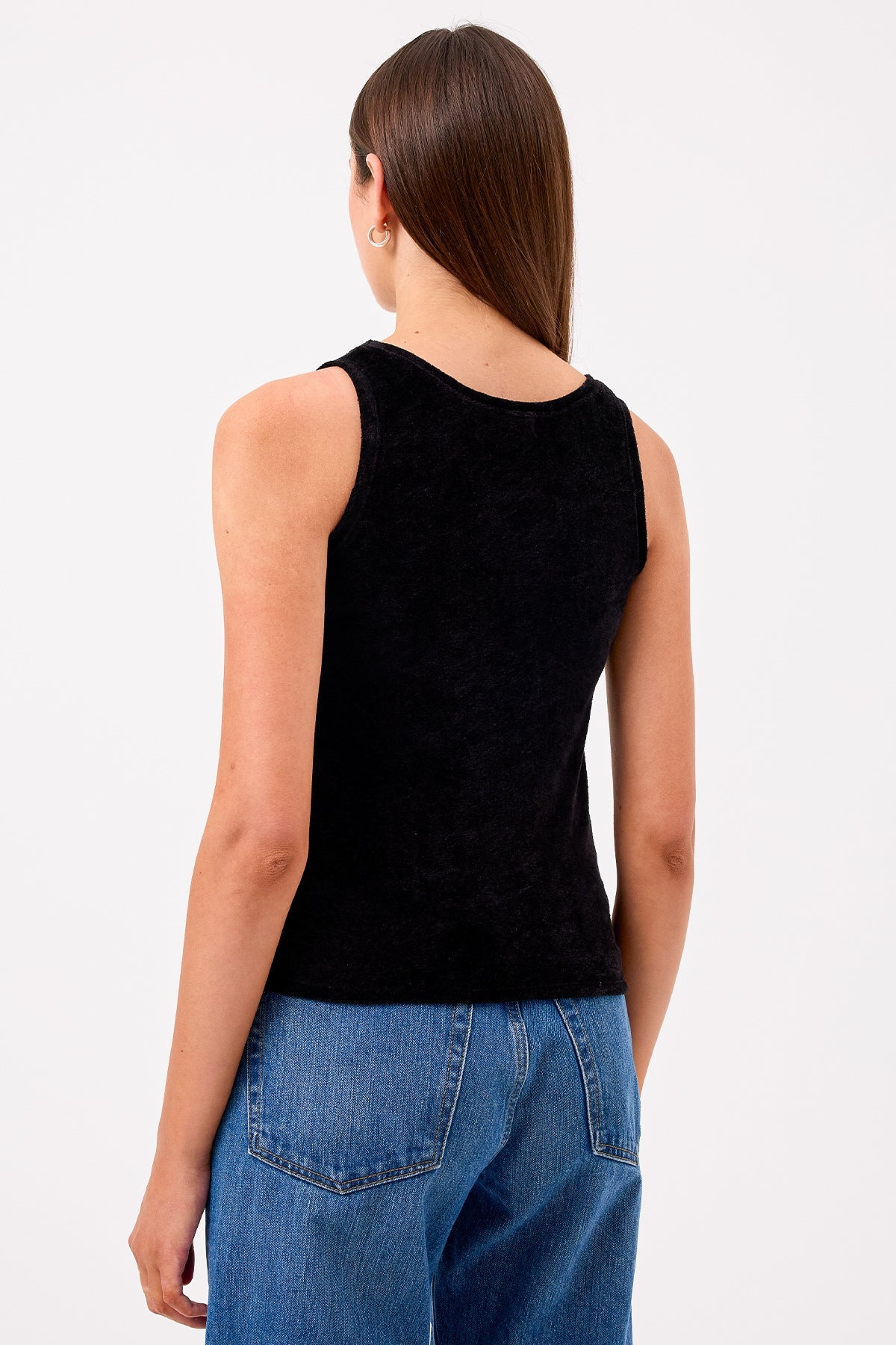 Velour Crush Tank - Goldie LeWinter #color_black