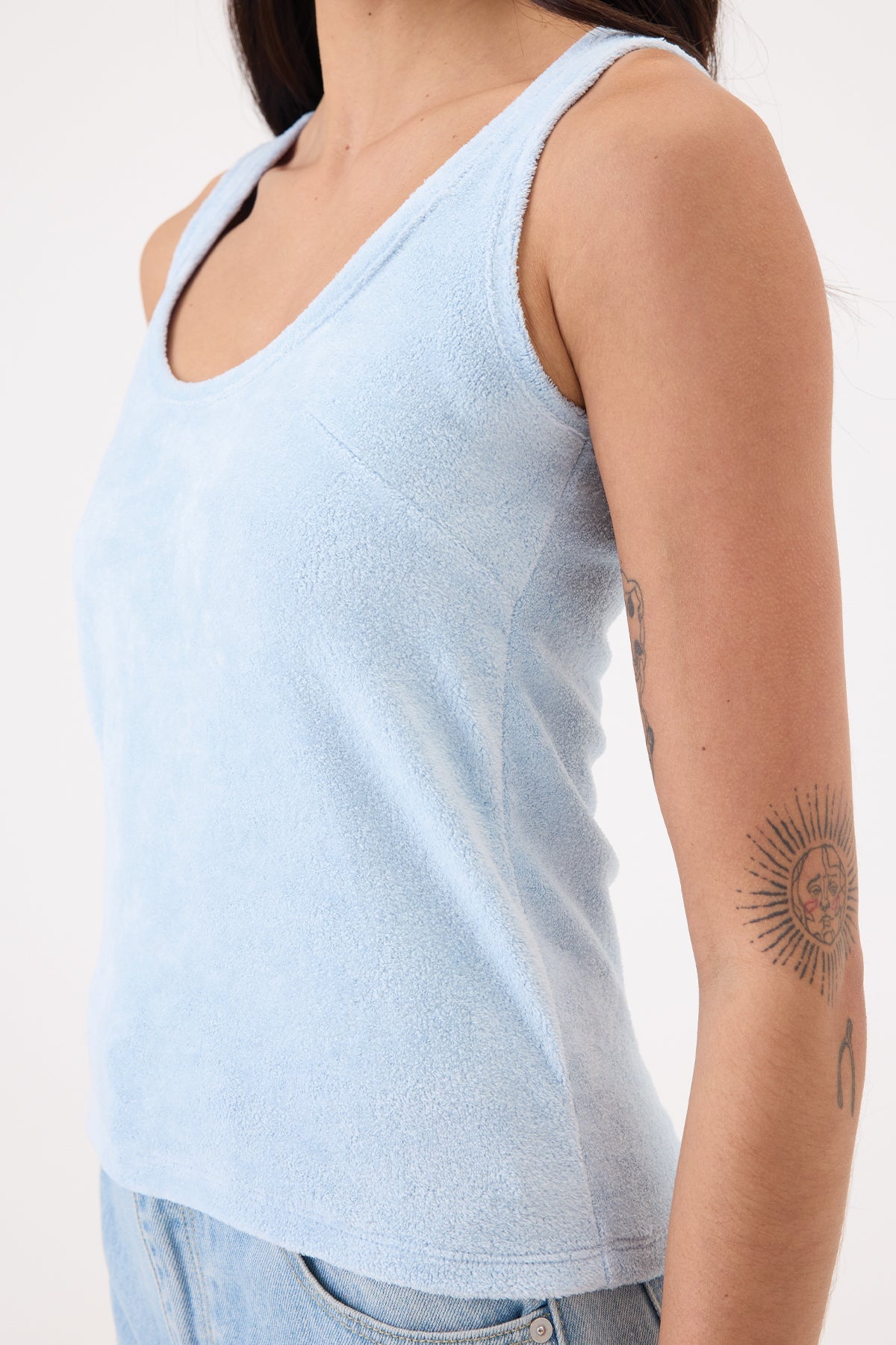 Velour Crush Tank - Goldie LeWinter #color_placid - online exclusive