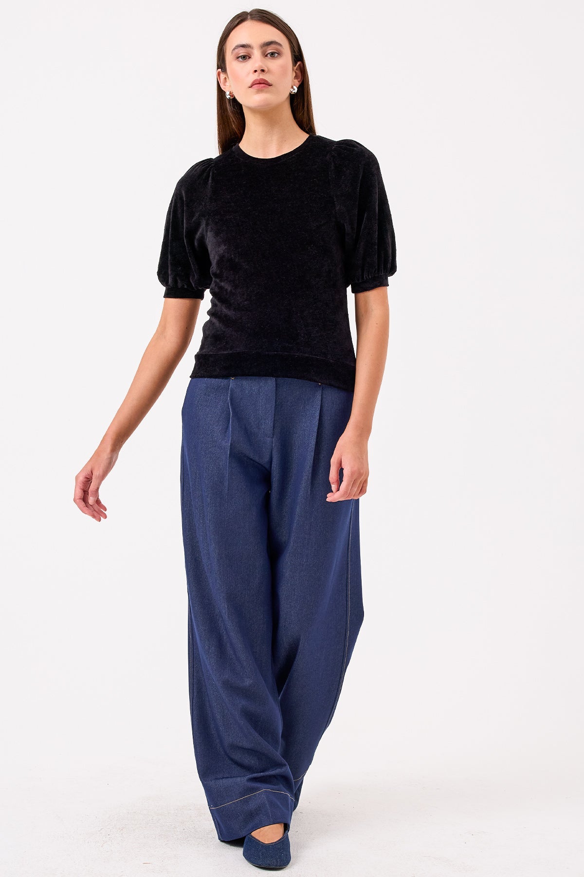 Velour Crush Top - Goldie LeWinter #color_black