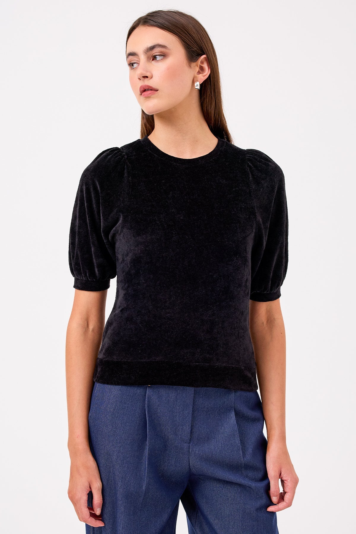 Velour Crush Top - Goldie LeWinter #color_black
