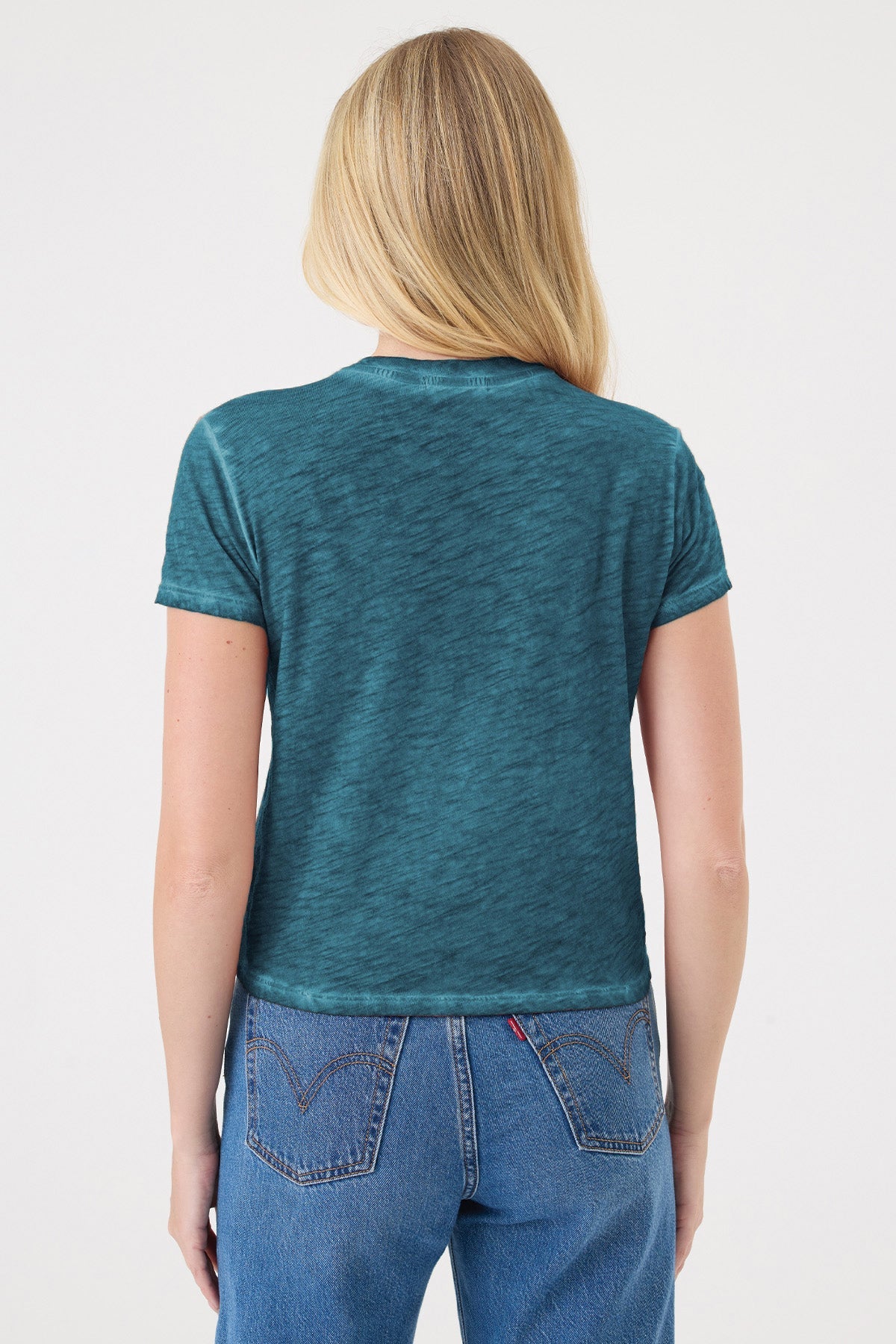 Vintage Wash Andie Tee - Goldie LeWinter #color_lyons blue