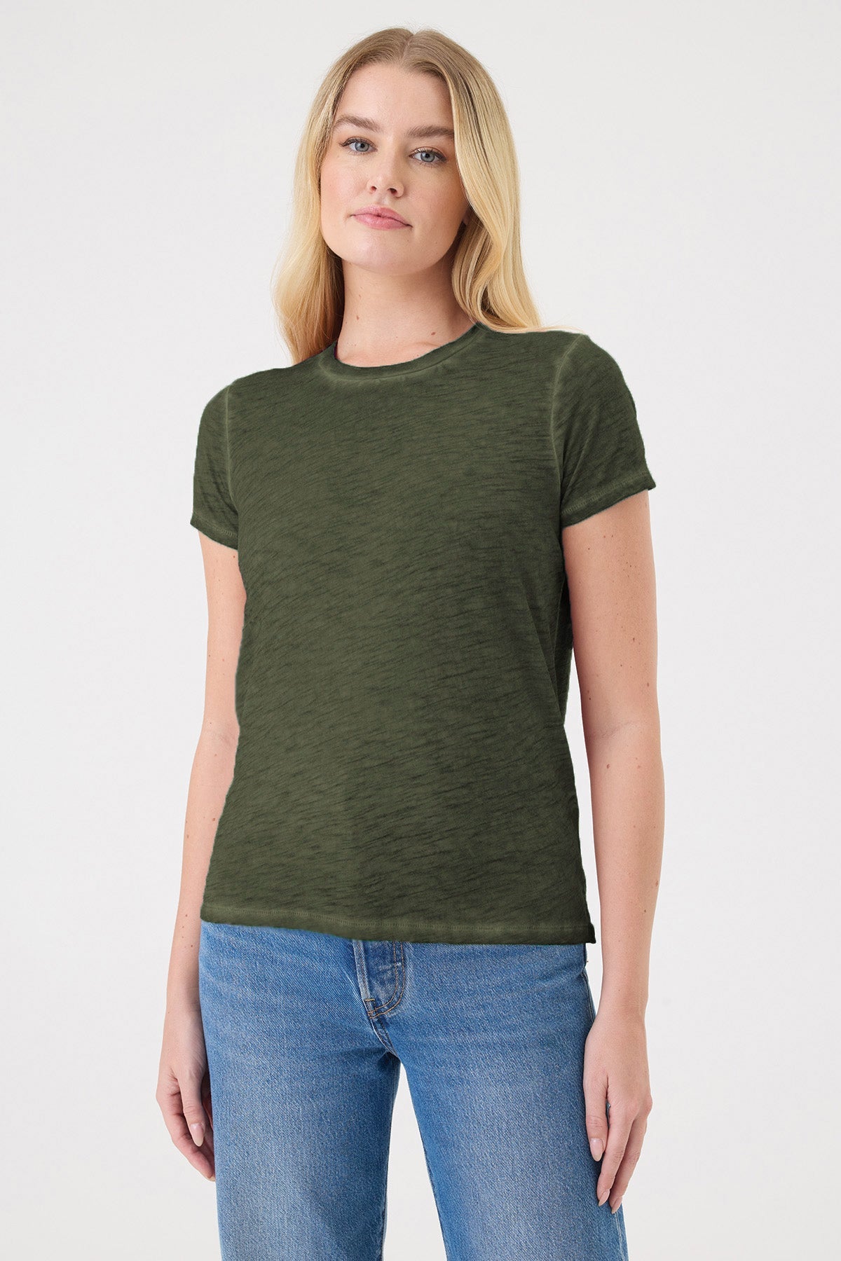 Vintage Wash Boy Tee - Goldie LeWinter #color_cypress