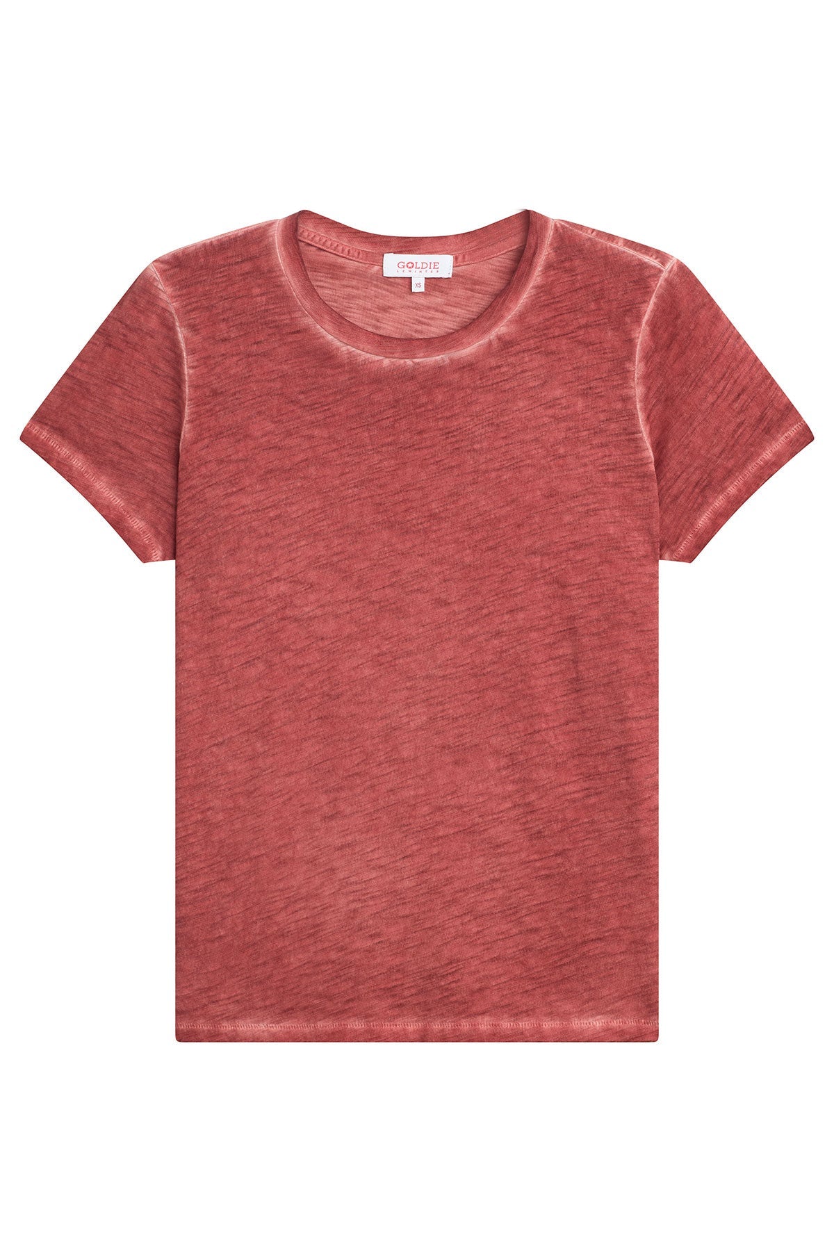 Vintage Wash Boy Tee - Goldie LeWinter #color_chili oil