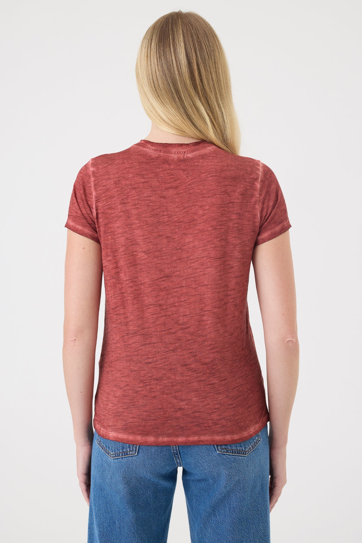 Vintage Wash Boy Tee - Goldie LeWinter #color_chili oil
