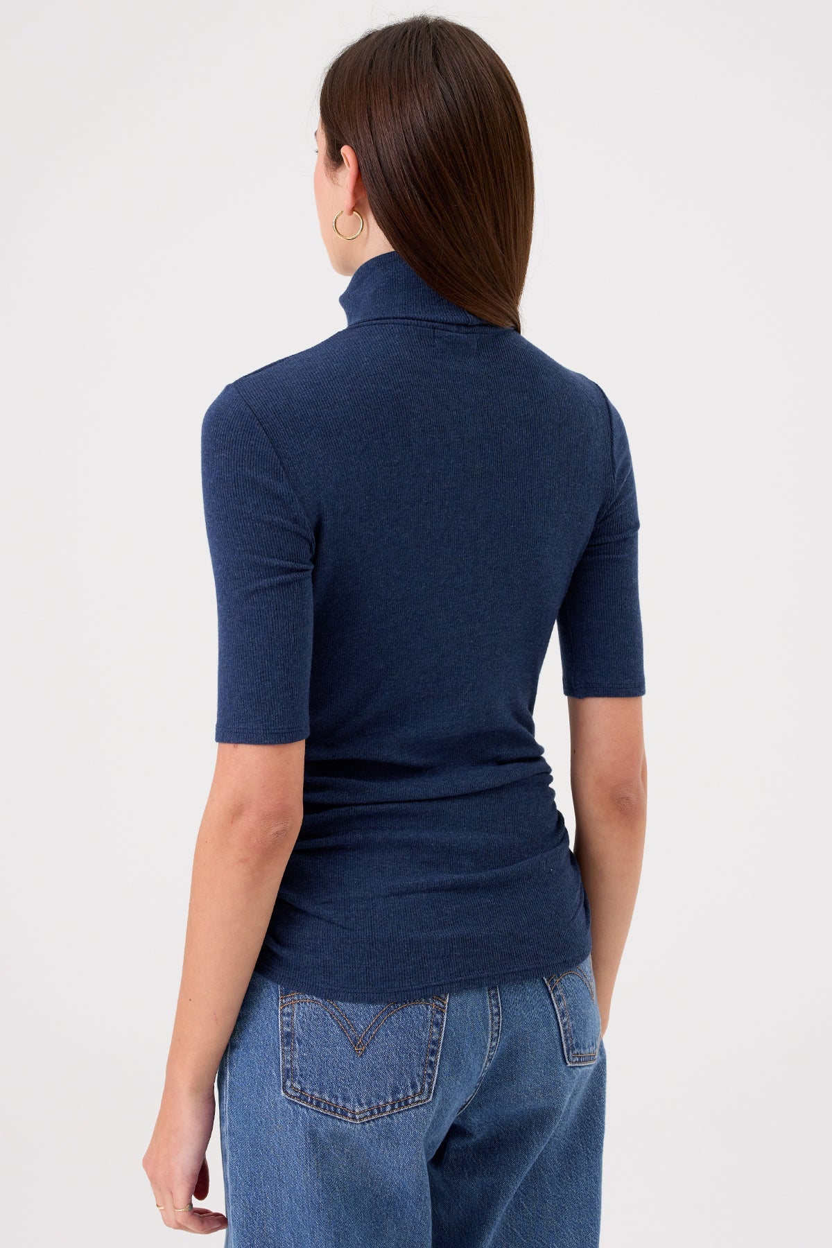 Vivienne Turtleneck - Goldie LeWinter #color_navy heather - limited edition