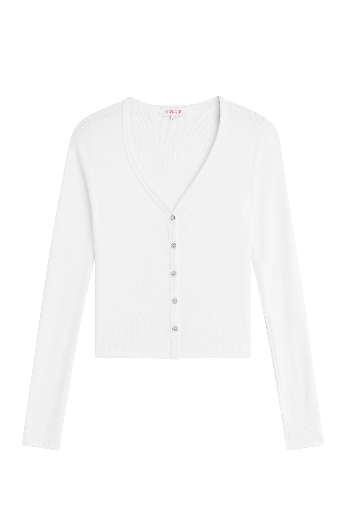 Zoé Mini Cardigan - Goldie LeWinter #color_white
