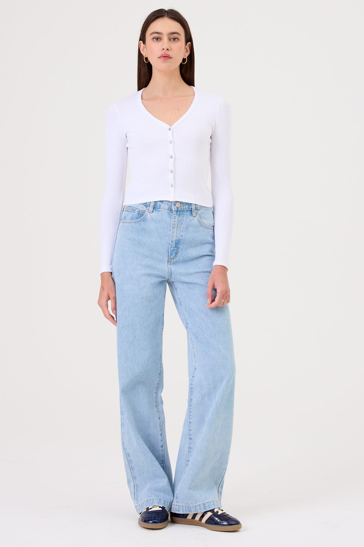 Zoé Mini Cardigan - Goldie LeWinter #color_white