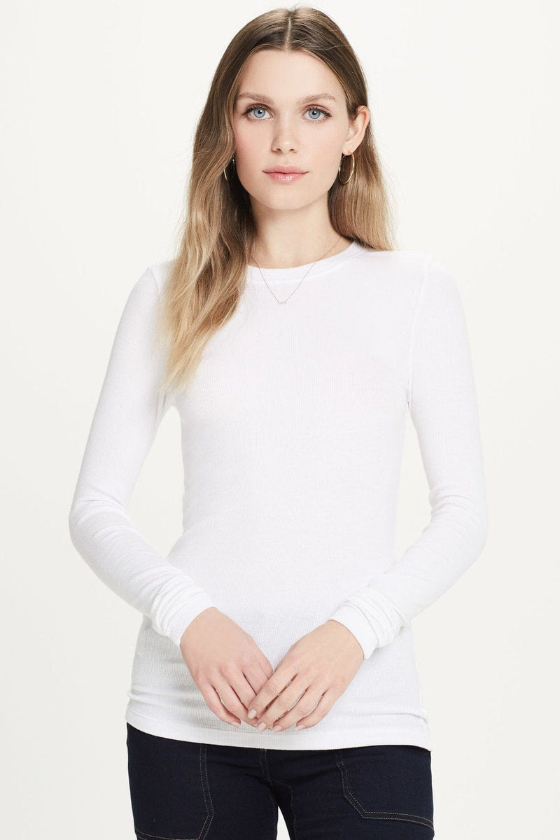 Ribbed Long Sleeve Tee - Goldie 