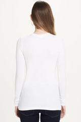 Ribbed Long Sleeve Tee - Goldie 