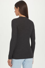 Ribbed Long Sleeve Tee - Goldie 