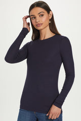 Ribbed Long Sleeve Tee - Goldie 