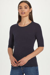 Signature Slub Half Sleeve Tee - Goldie 