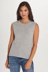 Signature Slub Sleeveless Boy Tee - Goldie Lewinter