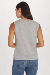 Signature Slub Sleeveless Boy Tee - Goldie Lewinter