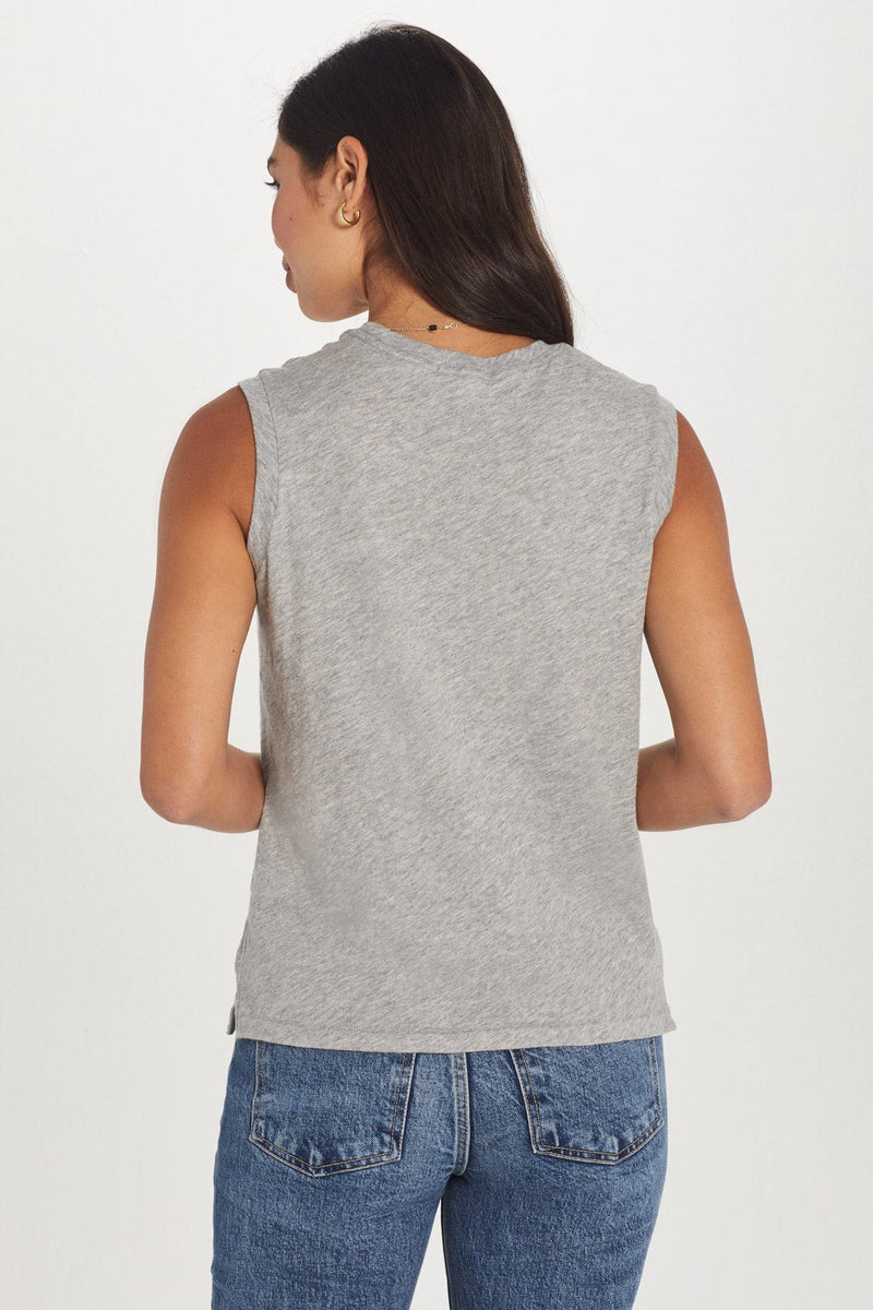 Signature Slub Sleeveless Boy Tee - Goldie Lewinter