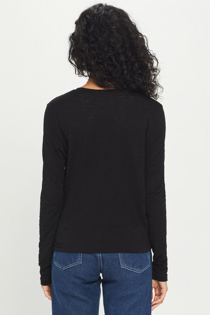 Signature Slub Long Sleeve Boy Tee - Goldie 