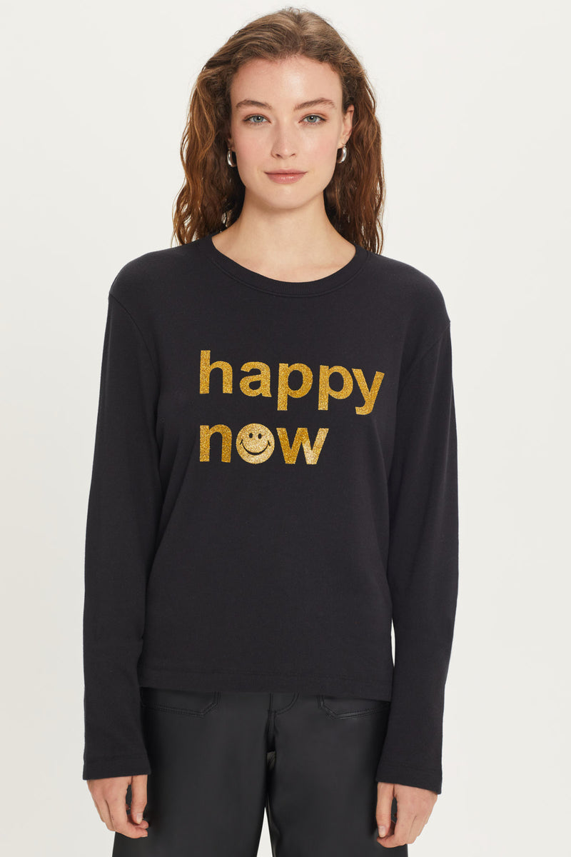 Happy Now Sweatshirt - Goldie Lewinter