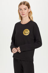 Ms. Smiley Sweatshirt - Goldie Lewinter