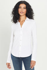 Jersey + Slub Button Down Shirt - Goldie 