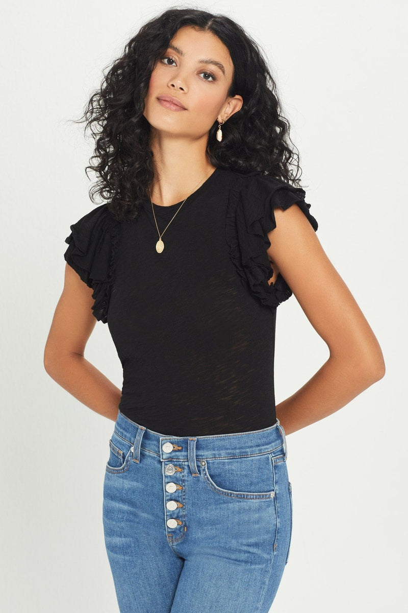 Double Ruffle Shell - Goldie 