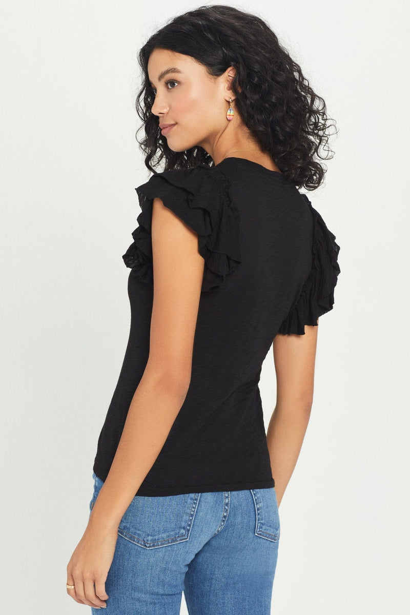Double Ruffle Shell - Goldie 